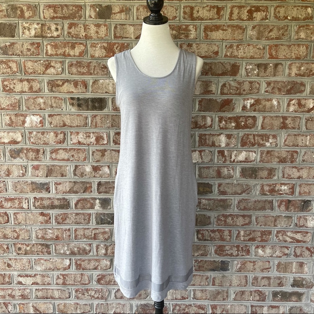 MPG Gray Mondetta Sleeveless T-Shirt Dress Sz M